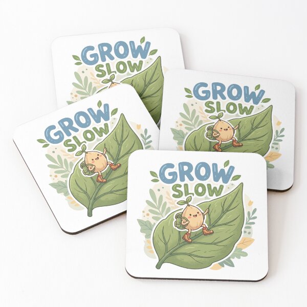 Item preview, Grow Slow Cute Hiking designed and sold by CuteRage.