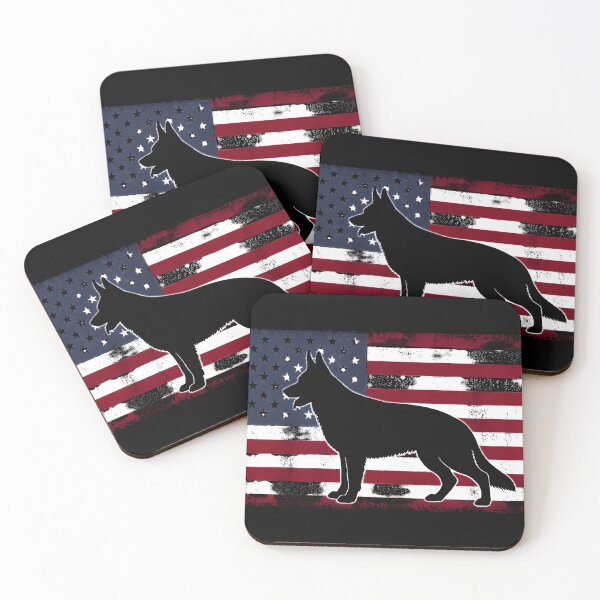 Item preview, German Shepherd National Dog Day Shirt | Patriotic USA Flag designed and sold by PixelForge11.