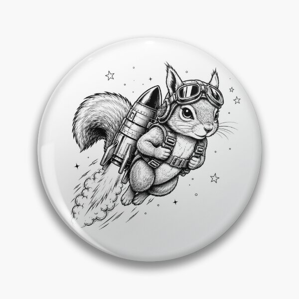 Item preview, Rocket Powered Squirrel Space Adventure designed and sold by the-dovlat.