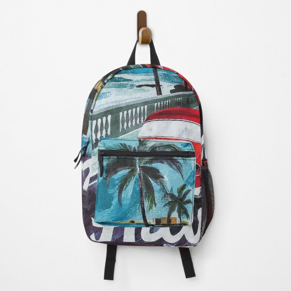 Item preview, Havana – Vintage Painted Travel Art Print | Cuba Classic Car Poster designed and sold by OzzFrequency.