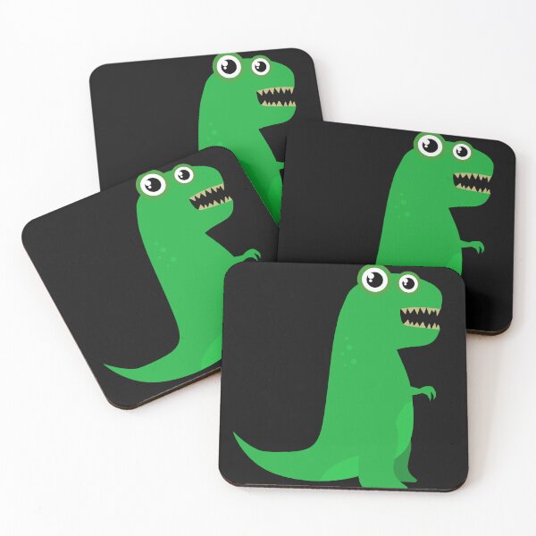 Item preview, Cute Cartoon Green T-Rex Dinosaur designed and sold by chaaval.