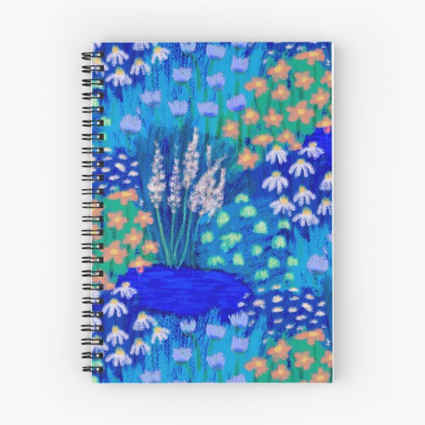 Item preview, Vibrant Blue Garden - Floral Seamless Repeat Pattern designed and sold by NaliniLe.