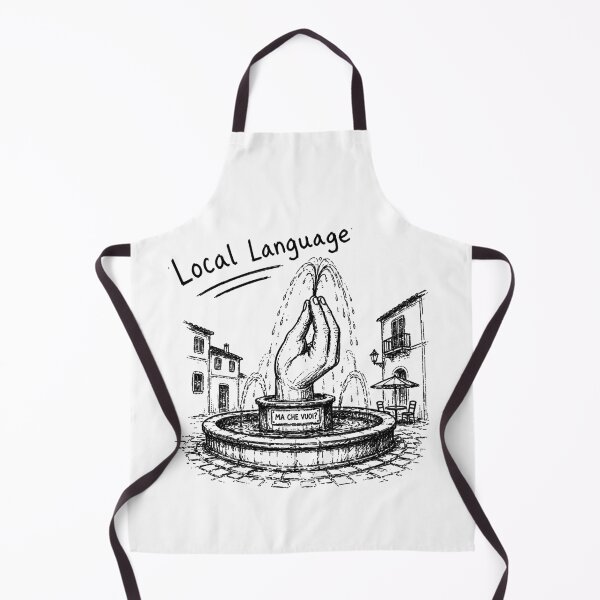 Item preview, Local Language Italian Hand Gesture Funny Travel Vintage Design designed and sold by MonkiFlipp.