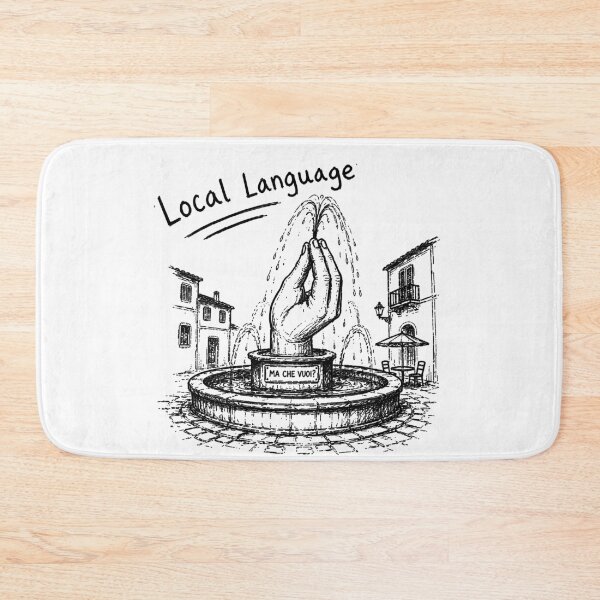 Item preview, Local Language Italian Hand Gesture Funny Travel Vintage Design designed and sold by MonkiFlipp.