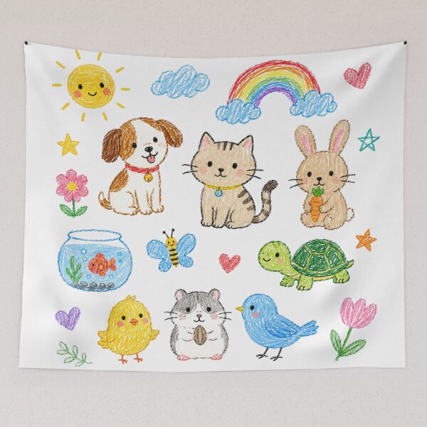 Item preview, Cute Hand Drawn Crayon designed and sold by 0606PM.