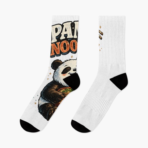 Item preview, Panda Noodles Vintage Mascot designed and sold by Drofted.