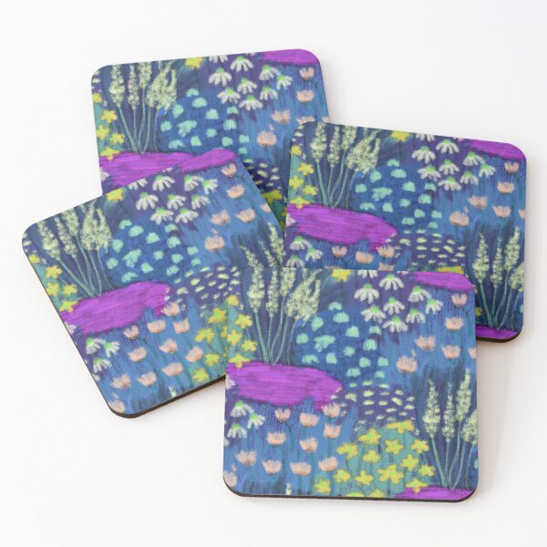 Item preview, Silent Night Garden - Floral Seamless Repeat Pattern designed and sold by NaliniLe.