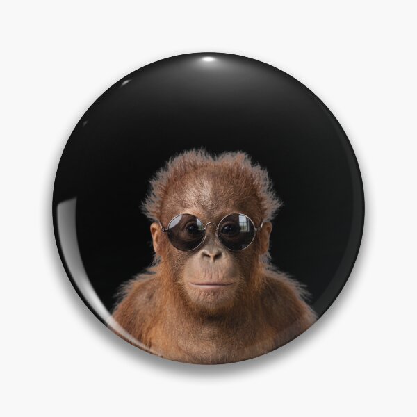 Item preview, Cute Baby Orangutan Wearing Sunglasses Funny designed and sold by RareLavender.
