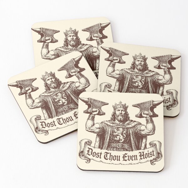 Item preview, Dost Thou Even Hoist Funny Medieval Gym King designed and sold by Imaginationbeyond.