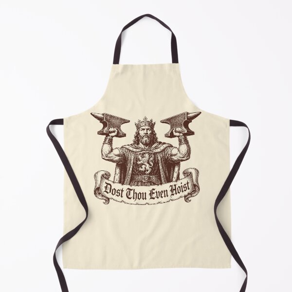 Item preview, Dost Thou Even Hoist Funny Medieval Gym King designed and sold by Imaginationbeyond.
