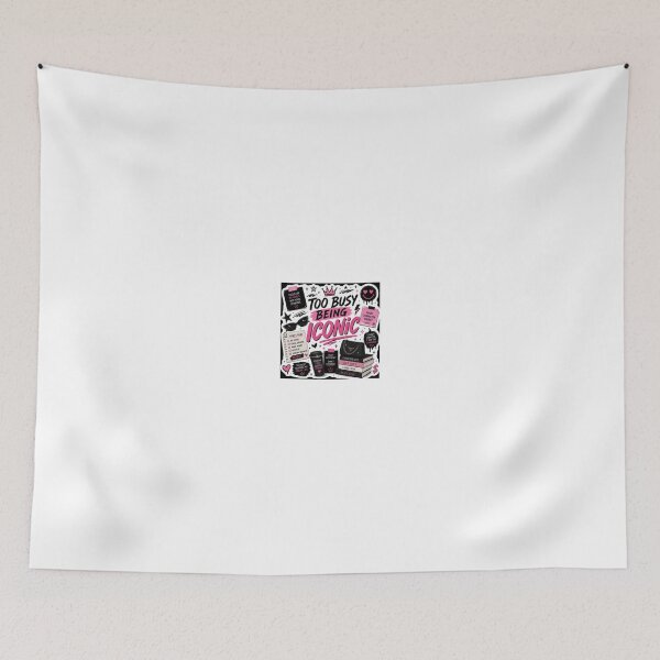 Item preview, Too Busy Being Iconic | Main Character Energy Gen Z Sticker designed and sold by Ananyamalik12.