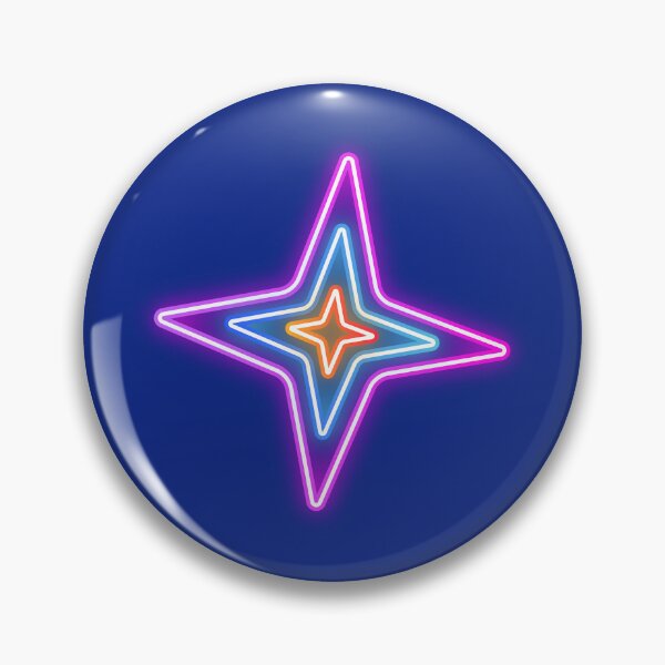 Item preview, Neon Glow Y2K Sparkle Star Retro Cyberpunk Aesthetic designed and sold by SolutionsArt.