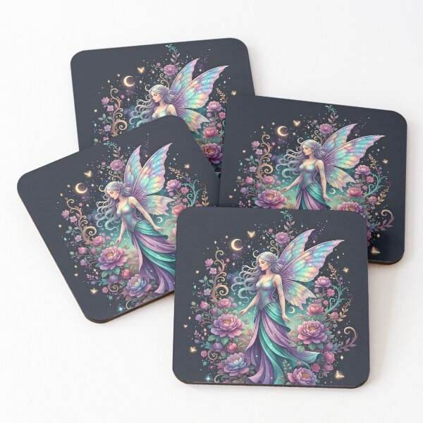 Item preview, Mystical Fairy with Purple Flowers designed and sold by Jessielee72.