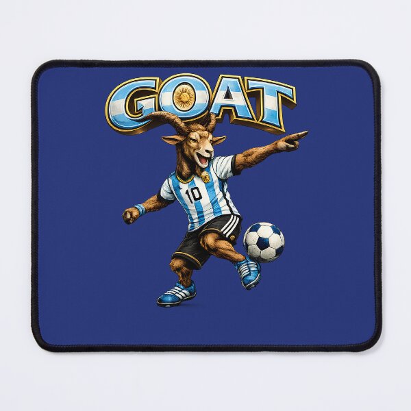 Item preview, El Más Grande de Todos loArgentina Soccer GOAT Number 10s Tiempos Goat Soccer Argentina Fan Cartoon | Funny Football GOAT Graphic designed and sold by digitalbob60.