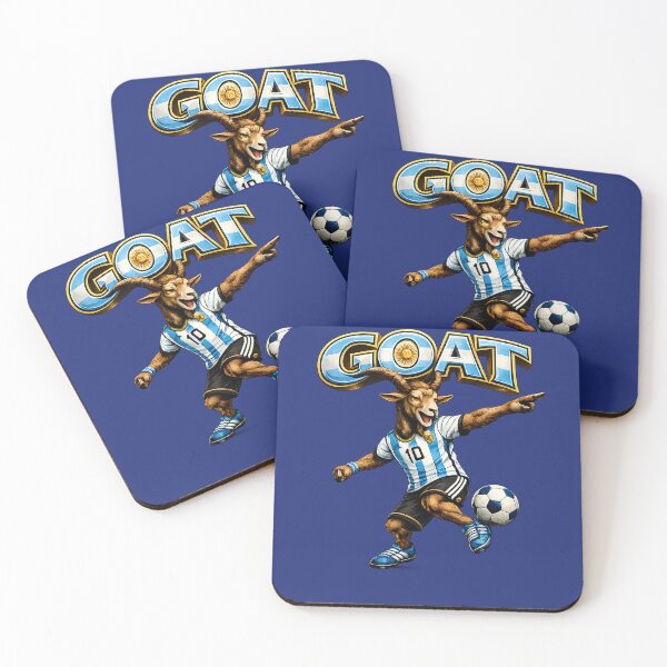 Item preview, El Más Grande de Todos loArgentina Soccer GOAT Number 10s Tiempos Goat Soccer Argentina Fan Cartoon | Funny Football GOAT Graphic designed and sold by digitalbob60.
