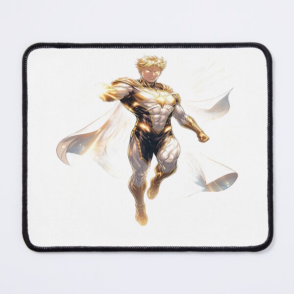 Item preview, Solar Vanguard – Radiant Light Superhero Illustration designed and sold by Artisan Finds Online.