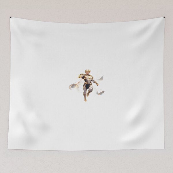 Item preview, Solar Vanguard – Radiant Light Superhero Illustration designed and sold by Artisan Finds Online.