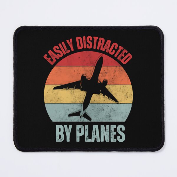Item preview, Easily Distracted By Planes Aviation Pilot Airplane Lover designed and sold by HumansStuck12.