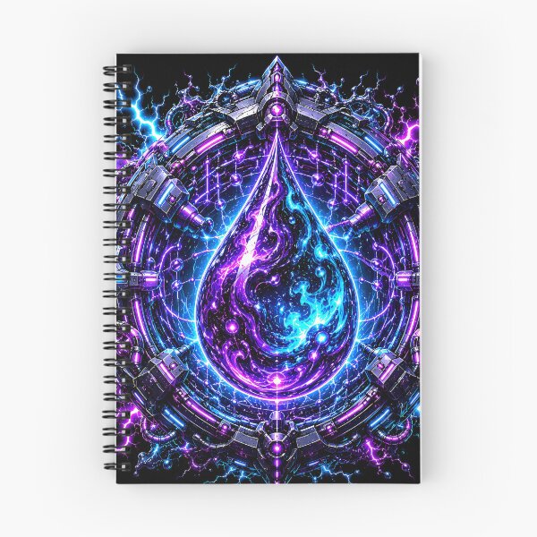 Item preview, Void Liquid Cybernetic Cosmic Droplet Neon Lightning Mesh designed and sold by RiteshCenter .