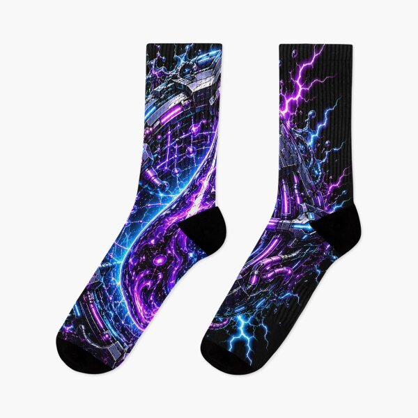 Item preview, Void Liquid Cybernetic Cosmic Droplet Neon Lightning Mesh designed and sold by RiteshCenter .