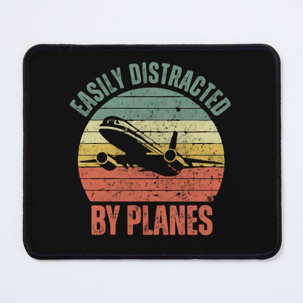 Item preview, Easily Distracted By Planes Aviation Pilot Aircraft Lover designed and sold by HumansStuck12.