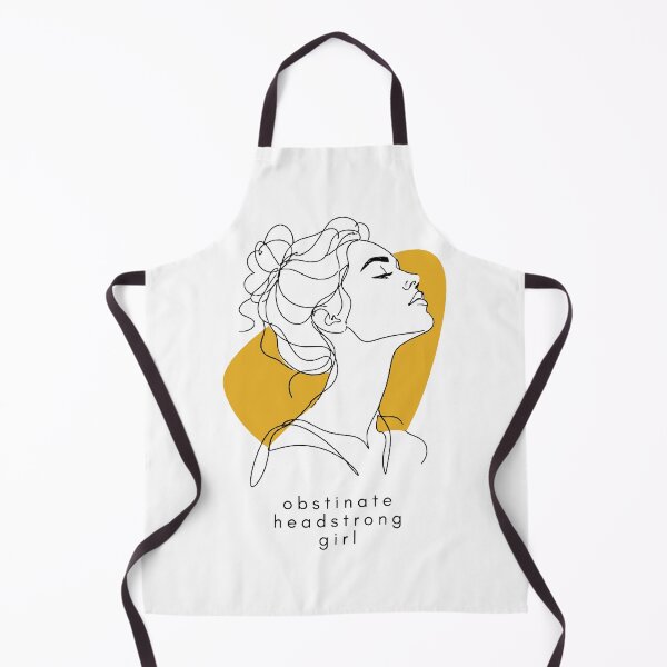 Item preview, Minimalist Line Art Obstinate Headstrong Girl Portrait designed and sold by Imaginationbeyond.