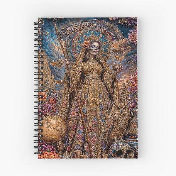 Item preview, Gold Santa Muerte designed and sold by AliceWhiteDF.