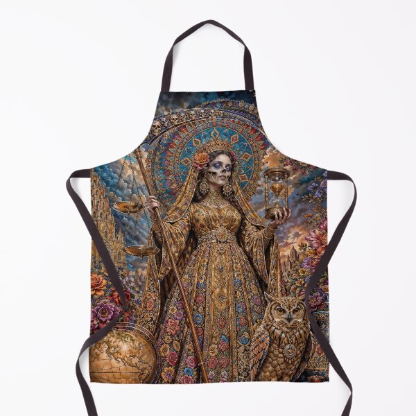 Item preview, Gold Santa Muerte designed and sold by AliceWhiteDF.