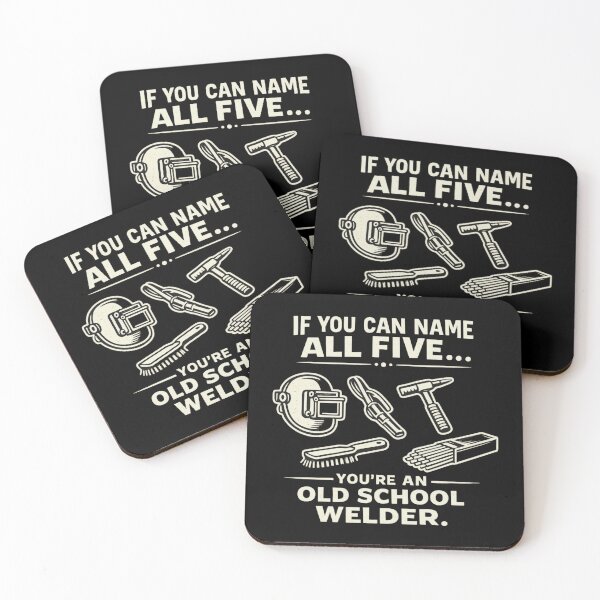 Item preview, If You Can Name All Five... | Old School Welding Tools | Welder Gift designed and sold by RusticMeadow.