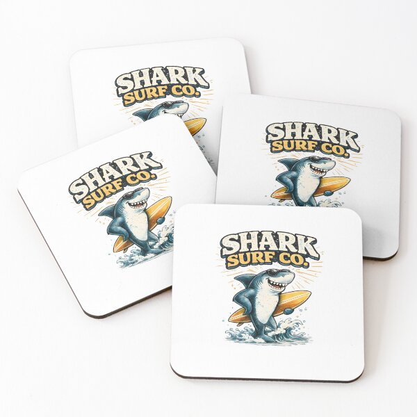 Item preview, Shark Surf Co Vintage Mascot designed and sold by Drofted.