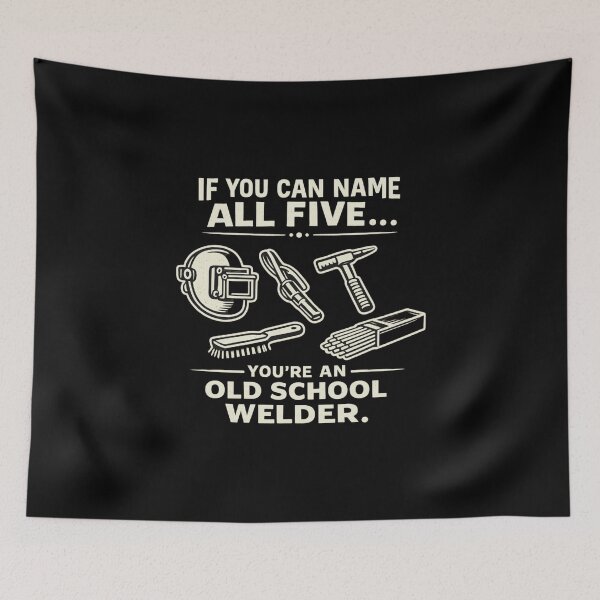 Item preview, If You Can Name All Five... | Old School Welding Tools | Welder Gift designed and sold by RusticMeadow.