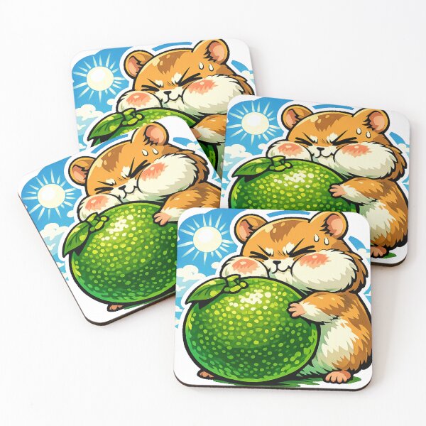 Item preview, Funny Sudachi Hamster Sticker | Cute Japanese Citrus Kawaii Animal Meme designed and sold by kawaii animal store (in Japan).
