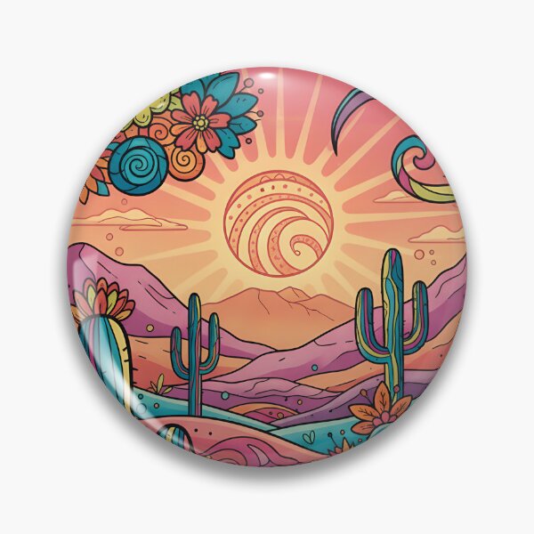 Item preview, Psychedelic Desert Landscape designed and sold by Jessielee72.