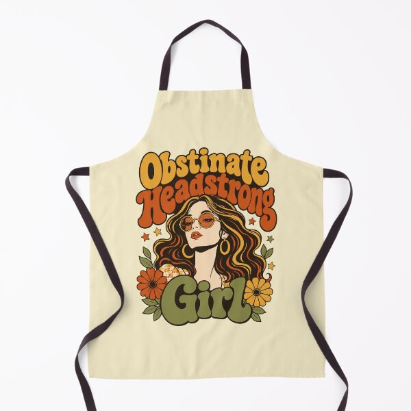 Item preview, Vintage 1970s Obstinate Headstrong Girl Retro Quote designed and sold by Imaginationbeyond.