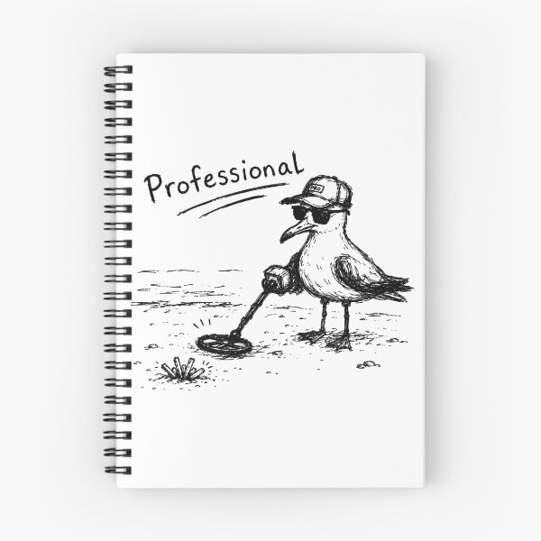 Item preview, Professional Metal Detecting Bird Funny Detector Hobby Design designed and sold by MonkiFlipp.