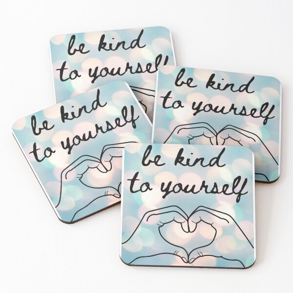 Item preview, be kind to yourself- whimsy designed and sold by ExcessiveSarcasmCo..