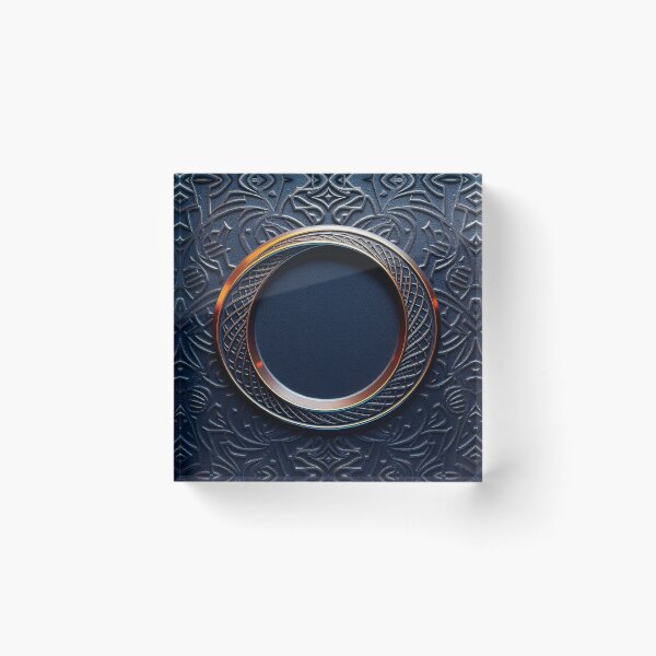 Item preview, Luxurious Gold Ornate Circular Frame Design designed and sold by IntelliMindDesigns.