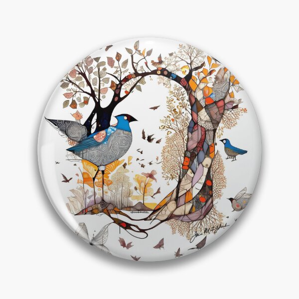 Item preview, Bird and Butterfly Fantasy 1 designed and sold by ©Janis Zroback.