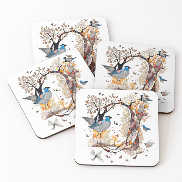Item preview, Bird and Butterfly Fantasy 1 designed and sold by ©Janis Zroback.