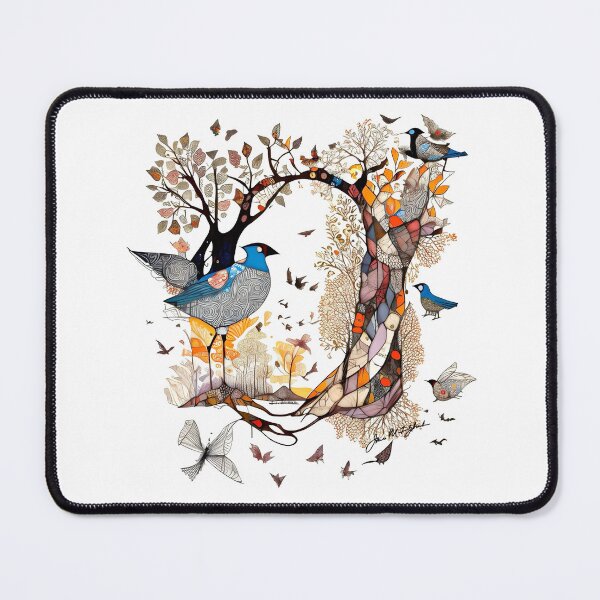 Item preview, Bird and Butterfly Fantasy 1 designed and sold by ©Janis Zroback.