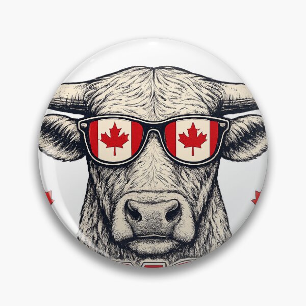 Item preview, Red white and moo canadienne cow  designed and sold by Black British  Designer - Photographer.