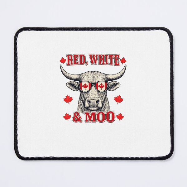 Item preview, Red white and moo canadienne cow  designed and sold by Black British  Designer - Photographer.