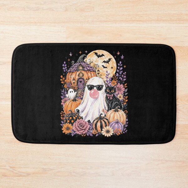 Item preview, funny Halloween retro black cat Ghost Spooky gift designed and sold by Amzkao.