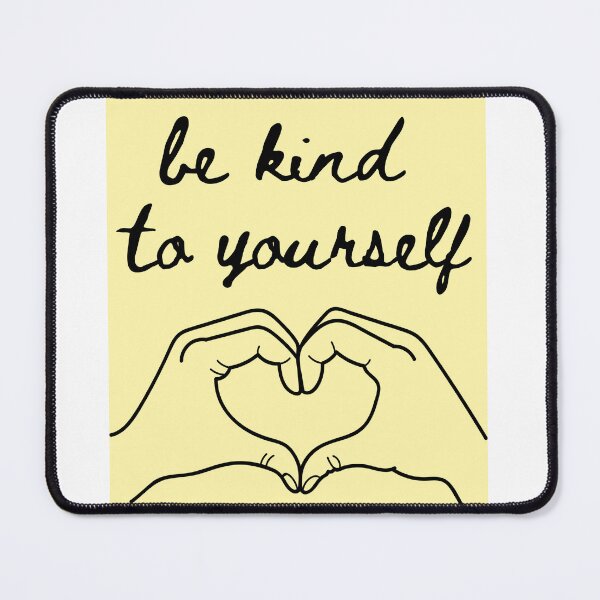 Item preview, be kind to yourself mini post it  designed and sold by ExcessiveSarcasmCo..