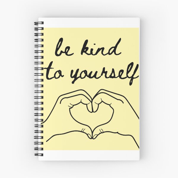 Item preview, be kind to yourself mini post it  designed and sold by ExcessiveSarcasmCo..