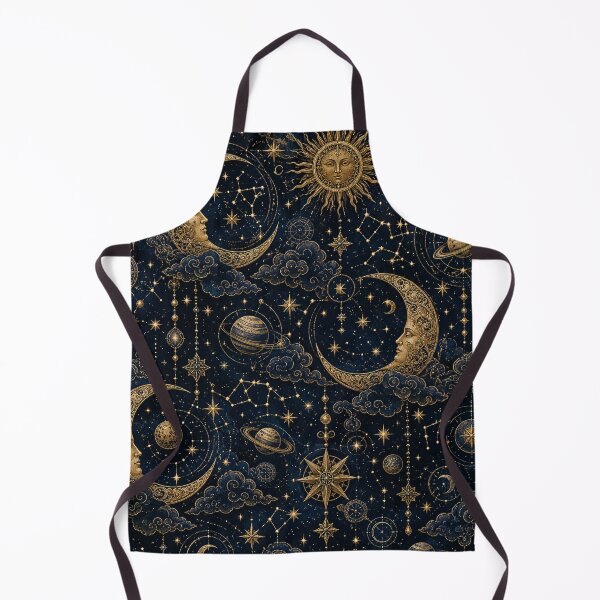 Item preview, Celestial Moon and Stars on Midnight Sky designed and sold by Siti Hoiriyah.