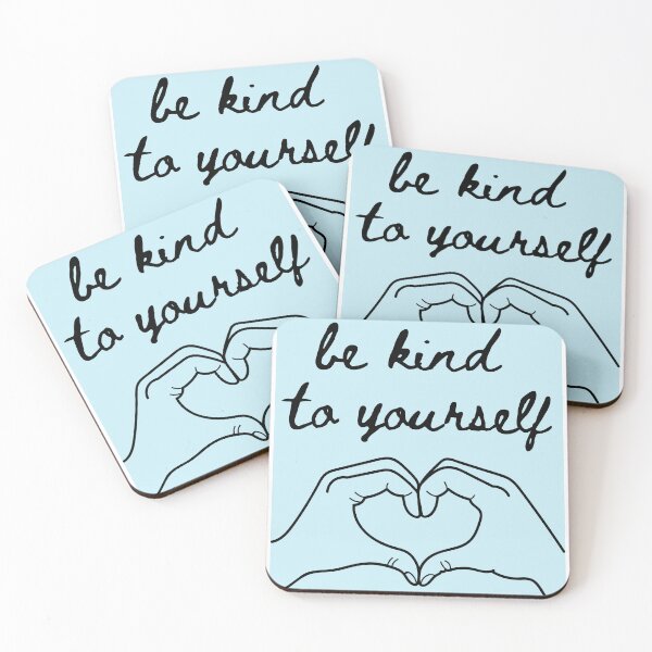 Item preview, be kind to yourself blue  designed and sold by ExcessiveSarcasmCo..