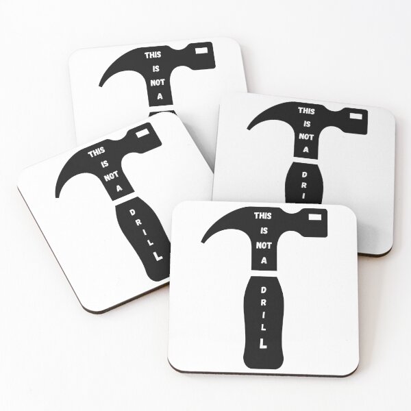 Item preview, This Is Not a Drill Hammer Pun designed and sold by Snedsdigital.