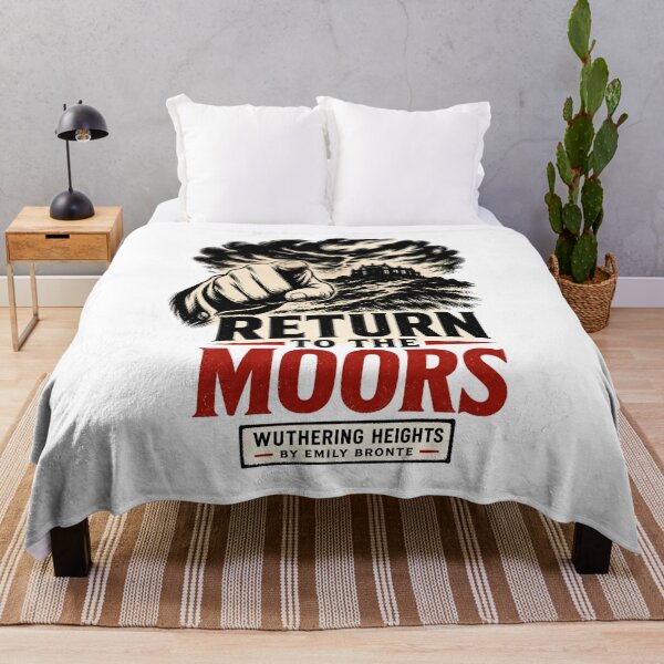 Item preview, Return To The Moors Wuthering Heights Vintage Retro Poster designed and sold by Fenay Designs.