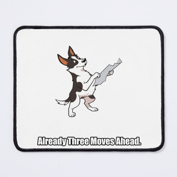 Item preview, Border Collie - Already Three Moves Ahead - Funny Smart Dog Gift designed and sold by pawdrops.